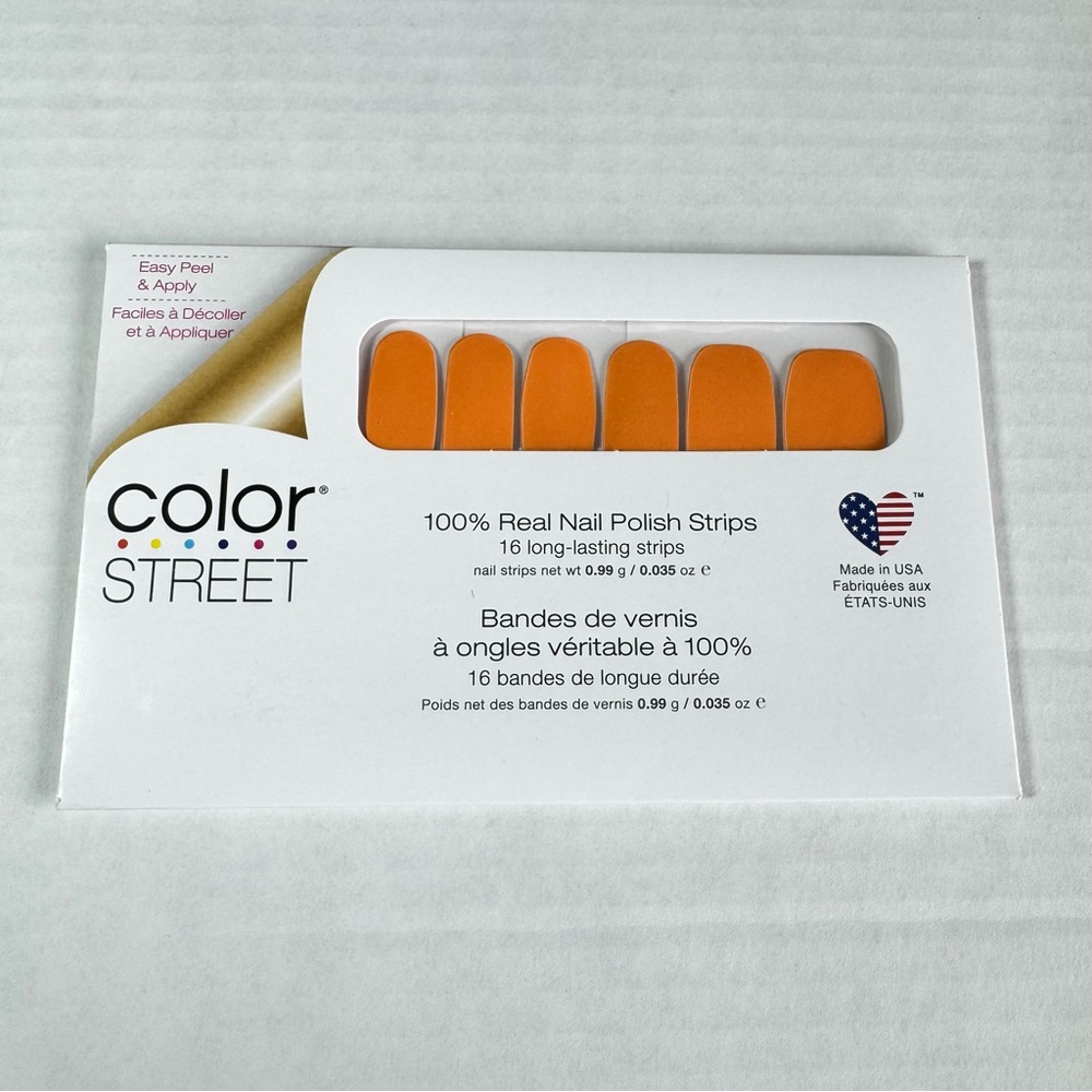 *Retired* Color Street: Nourish the Need | Bright Orange Shimmer Summer Tropical - Picture 3 of 14